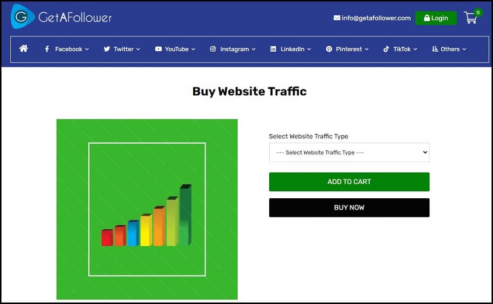 GetAFollower Buy Website Traffic
