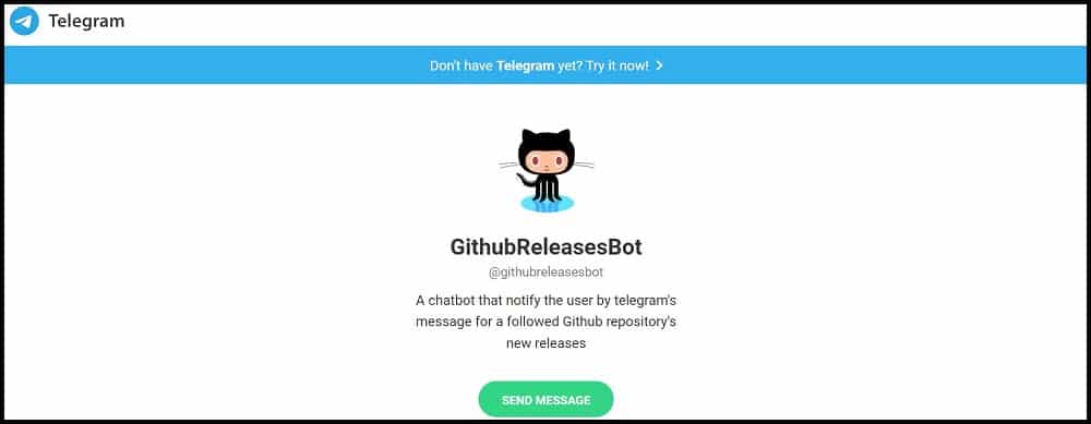 GithubReleasesBot - The Mates for Github User