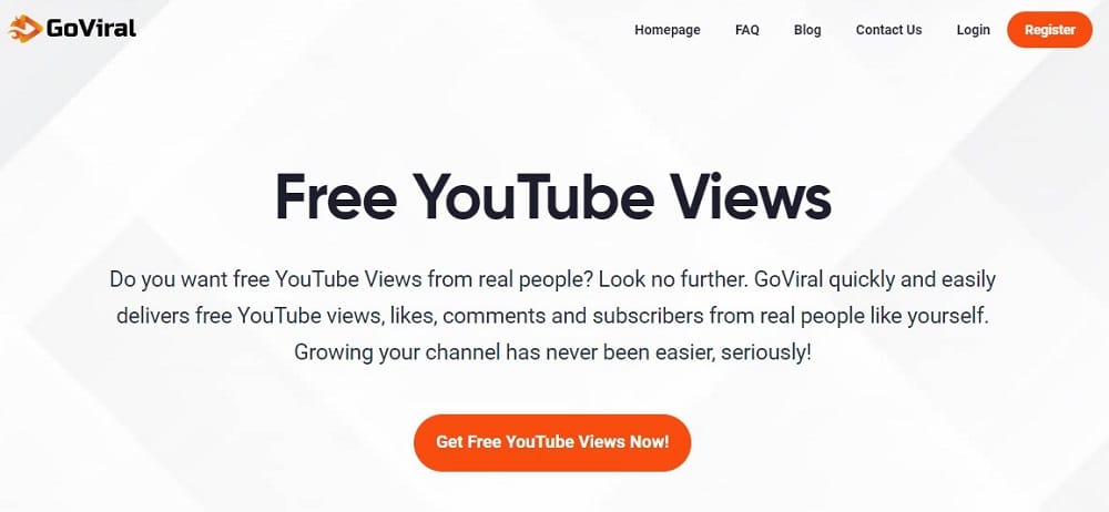 GoViral Homepage