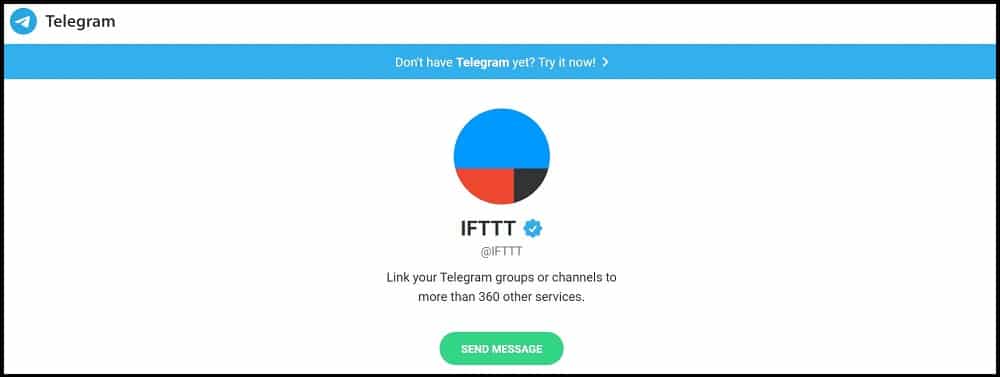 IFTTT Bot telegram