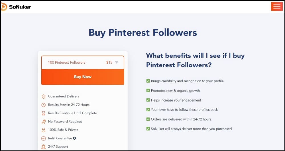 SoNuker Pinterest Buying site