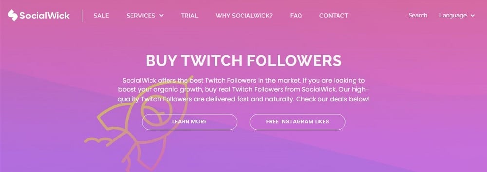 SocialWick Buy Twitch Followers
