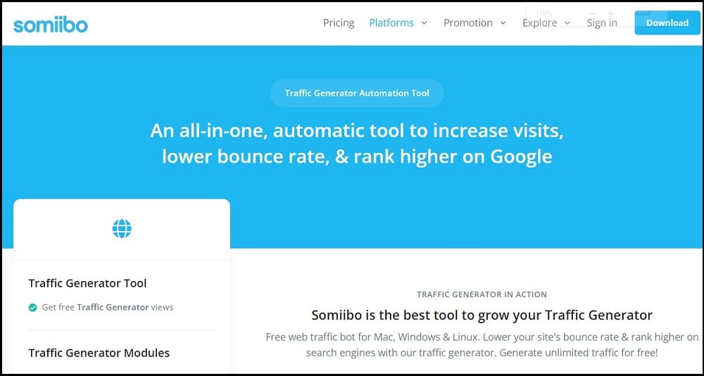Somiibo Buy Website Traffic