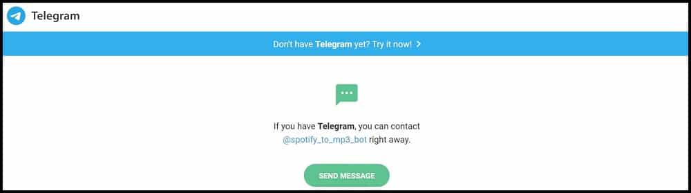 Spotify Bot - Enjoy the Music on Telegram