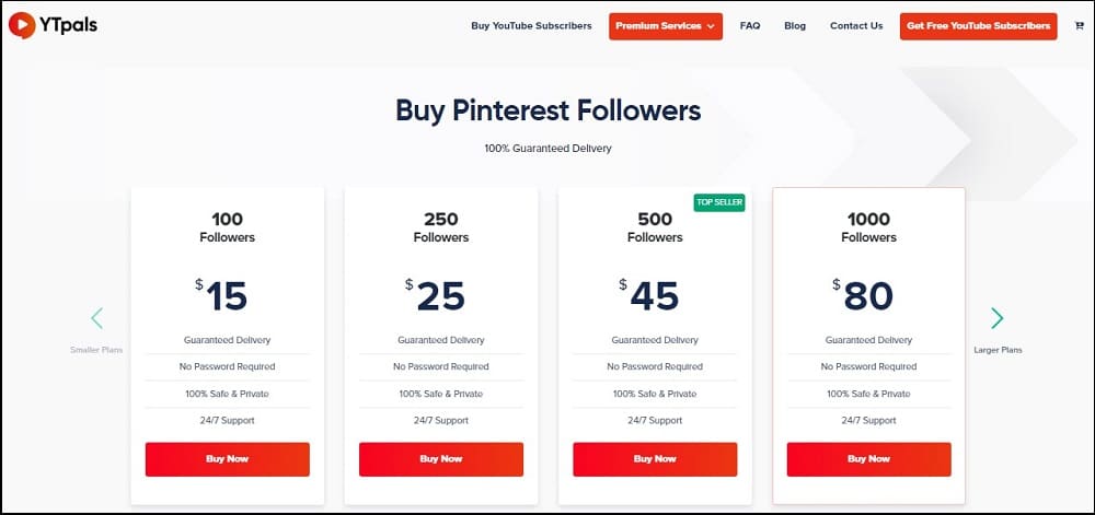 YTpals Pinterest Buying site