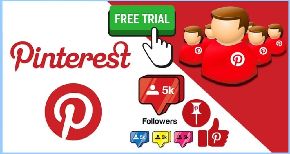 pinterest followers free trial