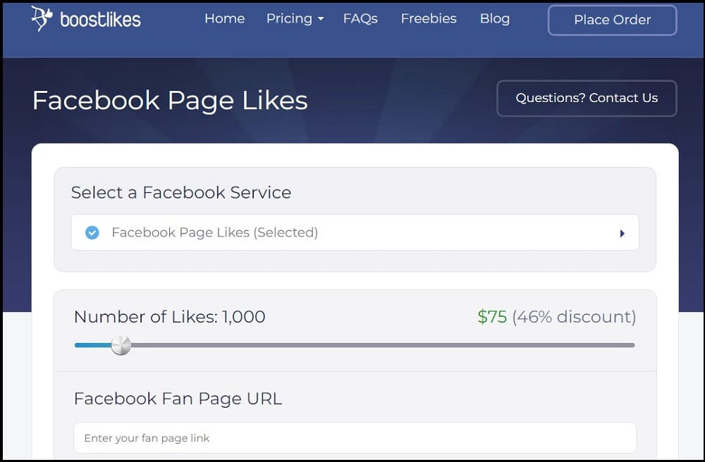 Buy Facebook Likes for Boostlikes