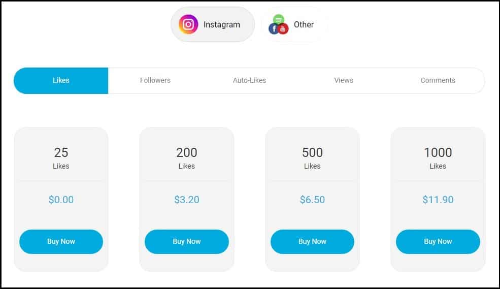 Buy Instagram Likes for Poprey