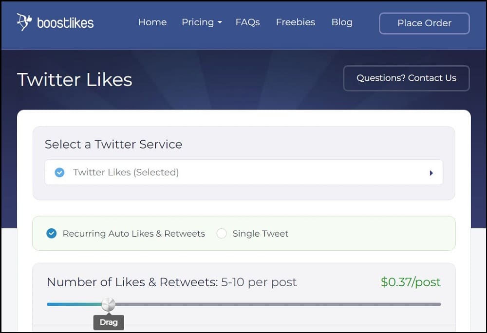 Buy Twitter Likes for Boostlikes