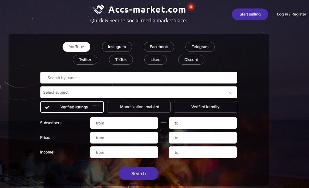 Buy Youtube Subscribers for Accs Market