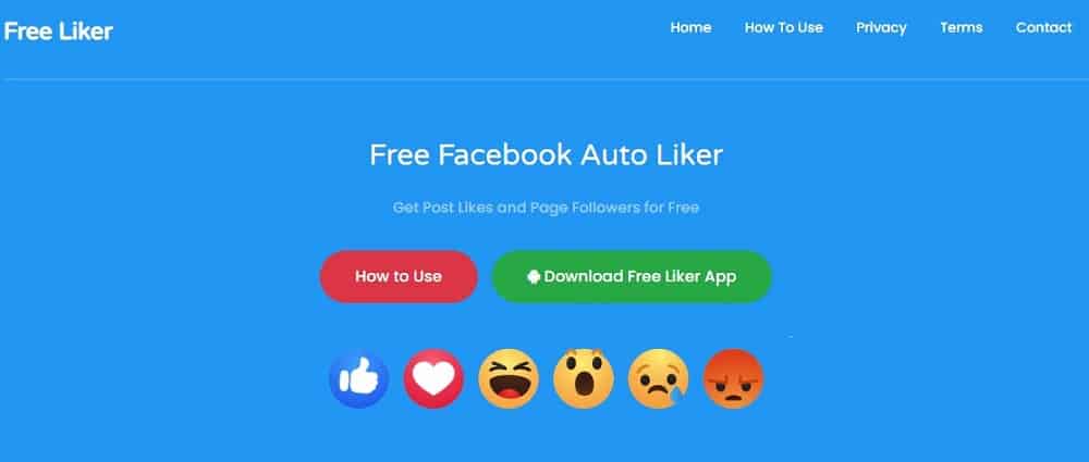 Free Facebook Likes for Free Liker