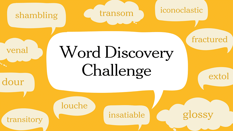 How to Discover New Words