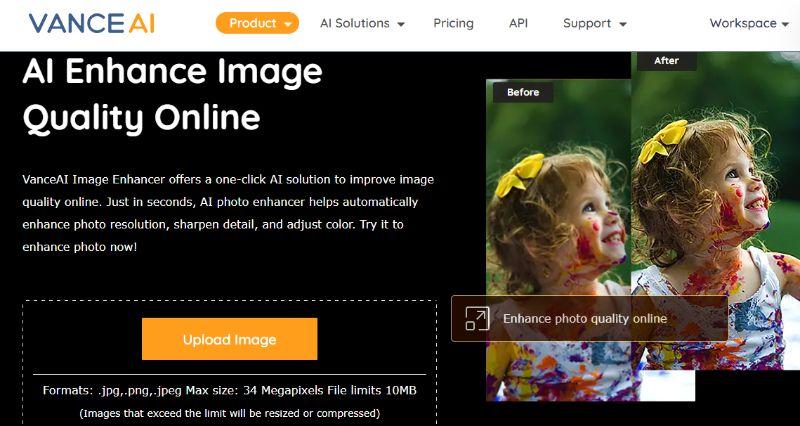 access VanceAI Image Enhancer