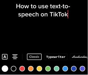 How to add text-to-speech on TikTok 2