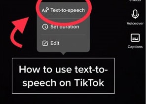 How to add text-to-speech on TikTok 3