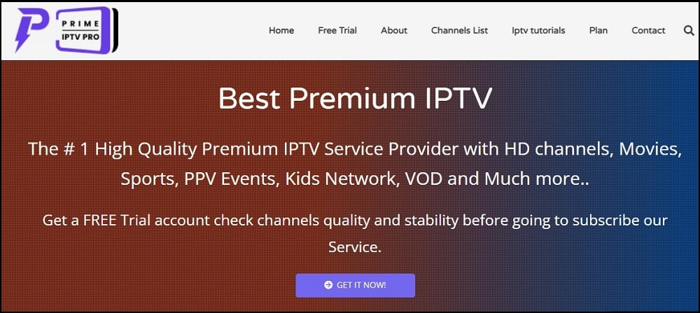 Prime IPTV Pro overview
