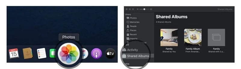 Access iCloud Shared Album