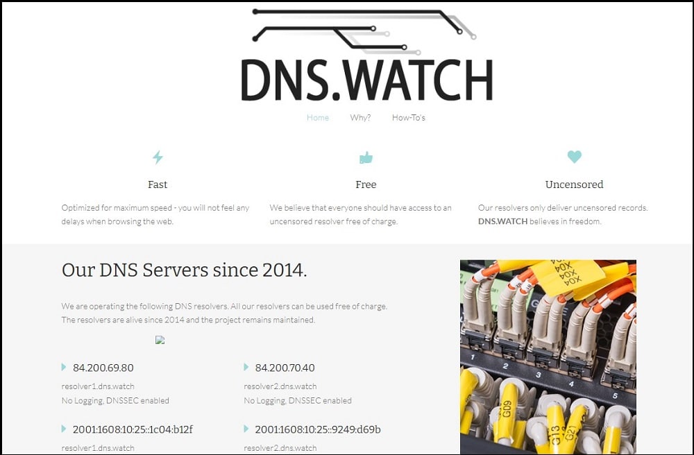 DNS WATCH Homepage