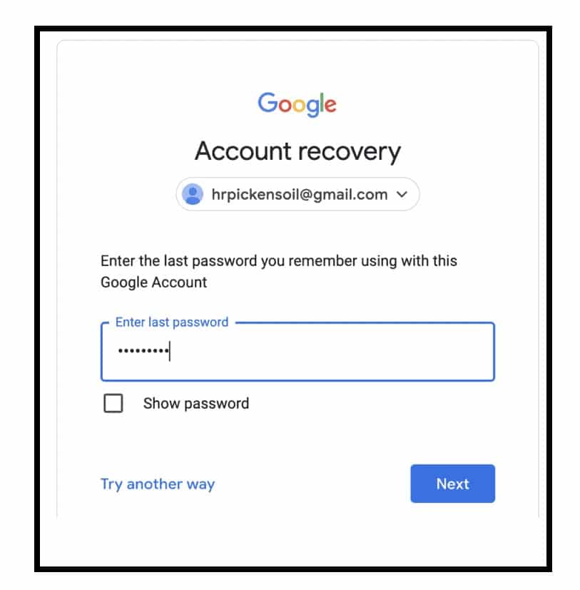 Hack Gmail Account by Guessing the Password