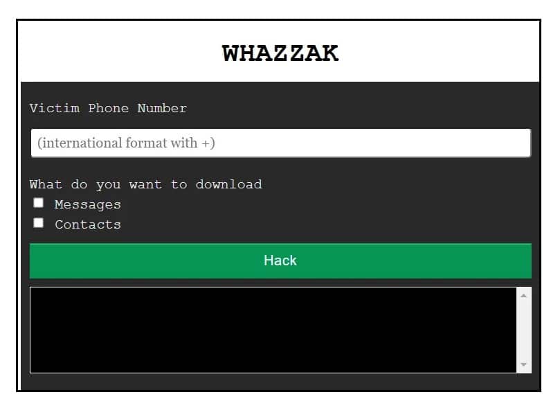 Hack WhatsApp by Whazzak