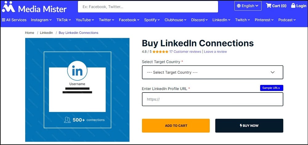 Media Mister for Buy LinkedIn Connections