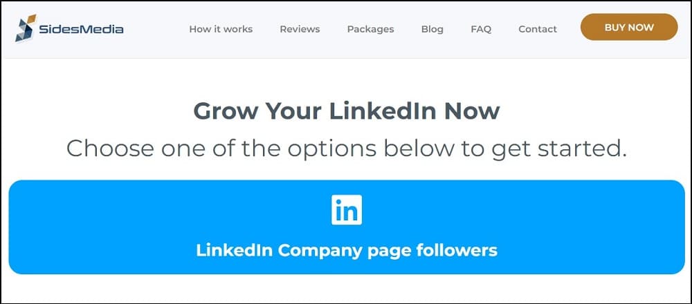 SidesMedia for Buy LinkedIn Connections