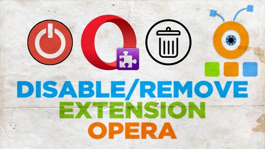 Troubleshoot by disabling Opera extensions