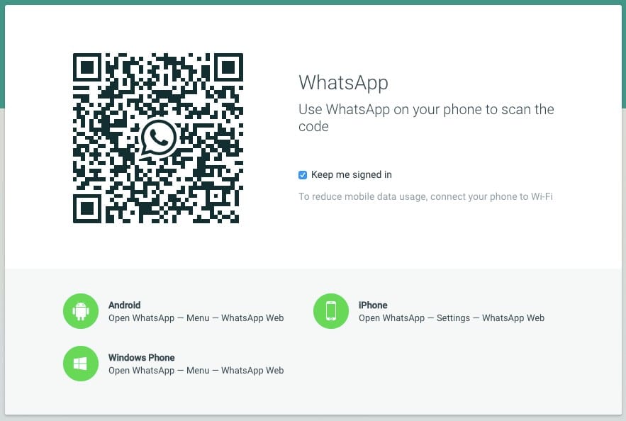 Whatsapp QR Scanner