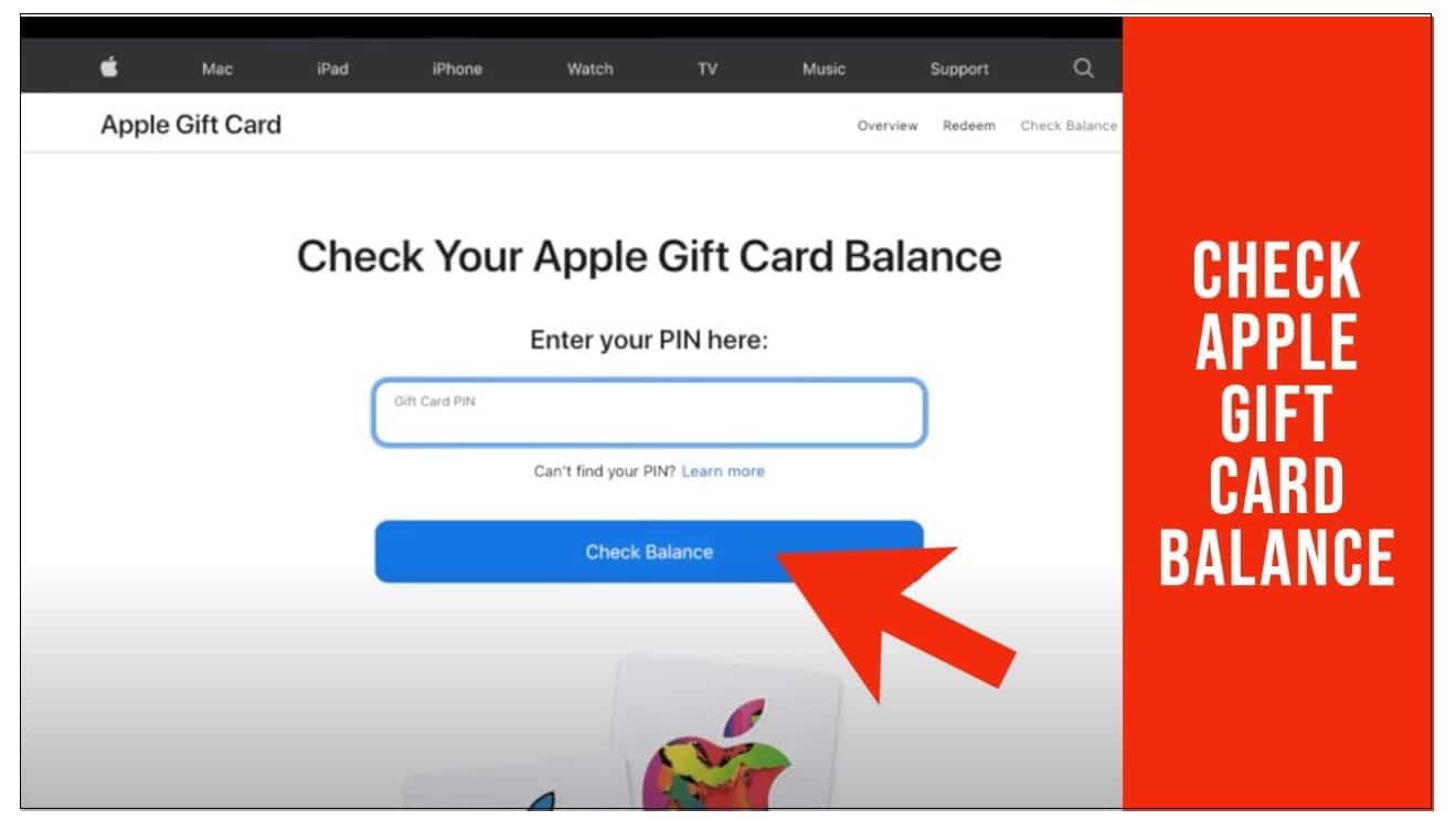 Apple Gift Card Balance Without Redeeming Online