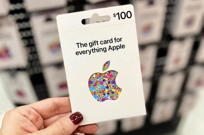 Gift card for Apple