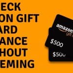 How to Check Amazon Gift Card Balance Without Redeeming