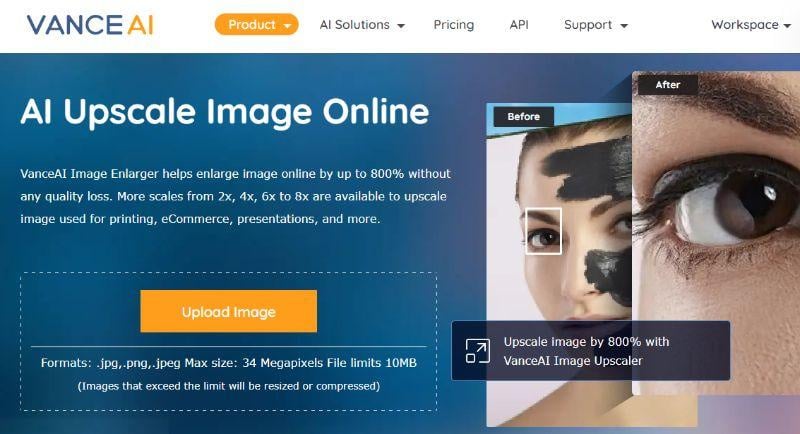 How to use VanceAI Image Upscaler