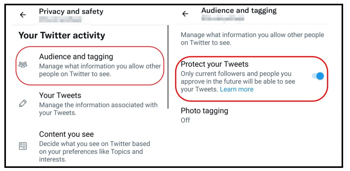 Protect your tweets