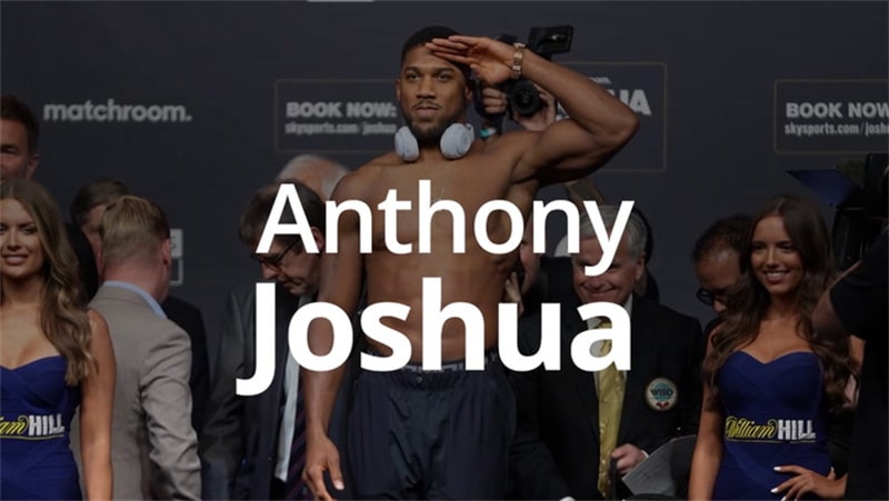 William Hill With Anthony Joshua