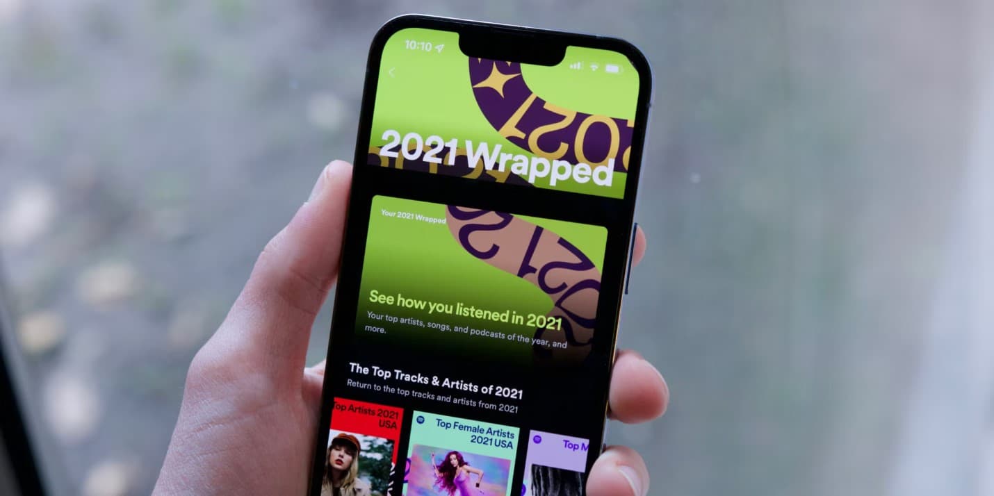Wrapped screening Spotify on your device