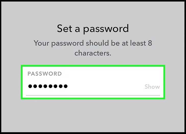 password