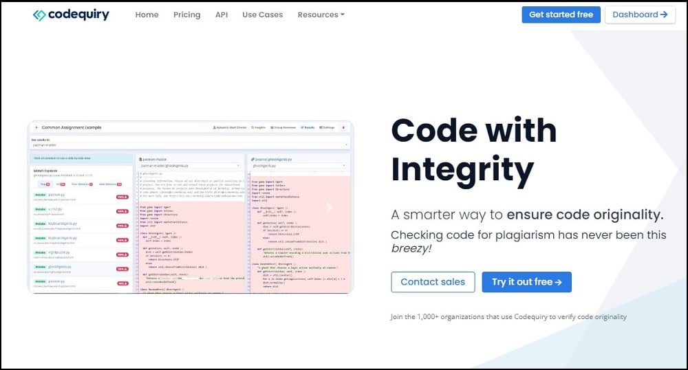 Codequiry Homepage