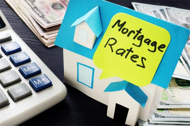 Interest rate is low on mortgage loans