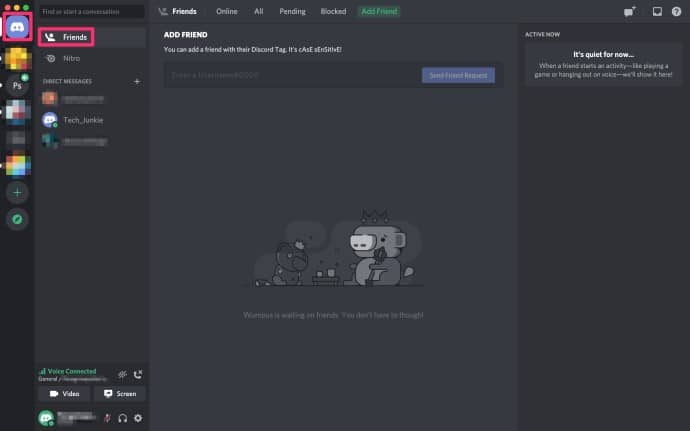 Launch the browser you prefer and head to the discord website