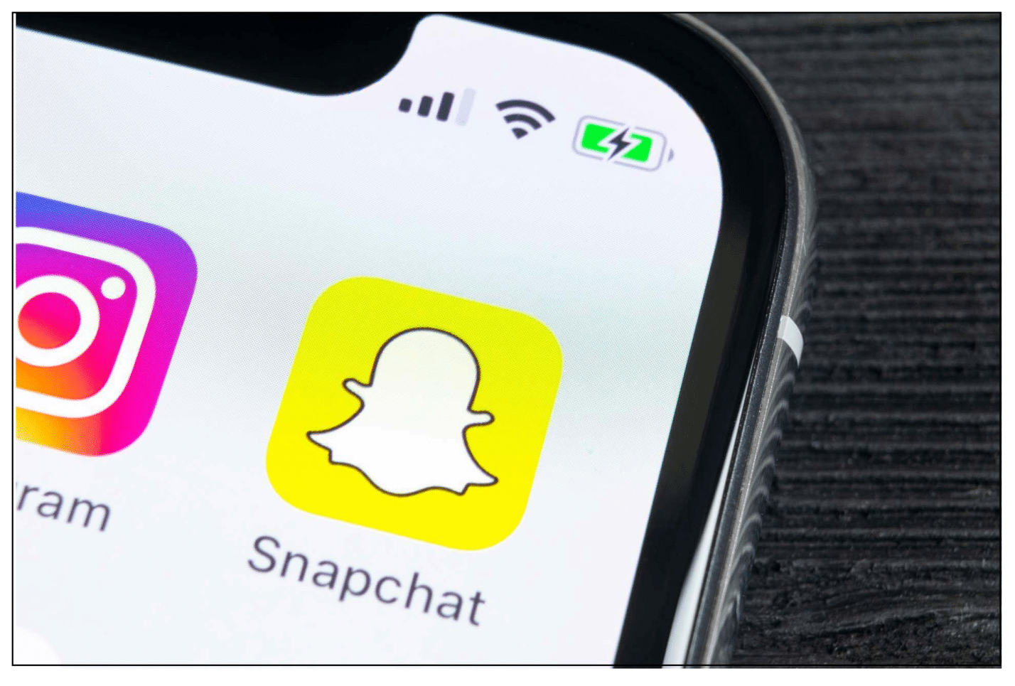 launch the Snapchat app
