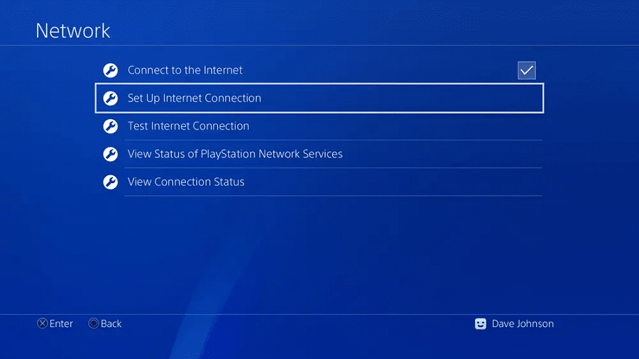 Incorrect Network Settings on PS4