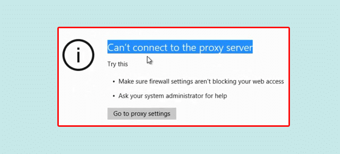 What Is a Proxy Error