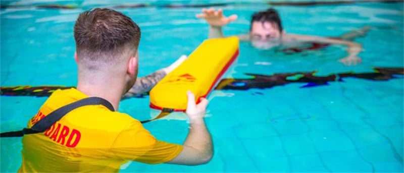 A pool lifeguard certification 
