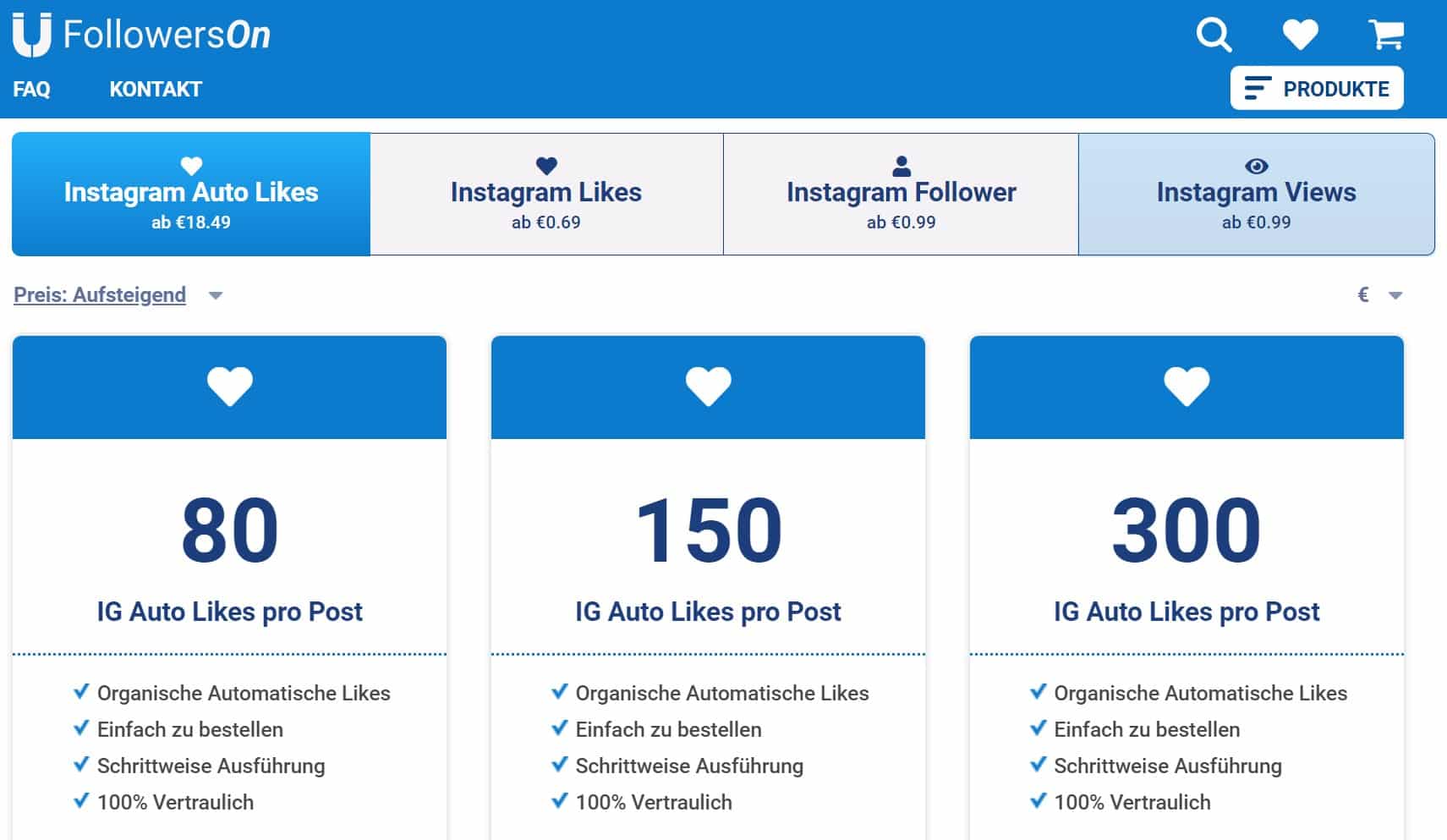 Buy Instagram auto likes at FollowersOn