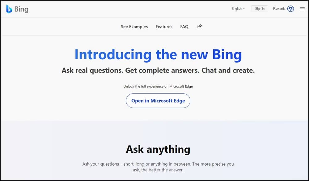 Bing AI Chat Overview