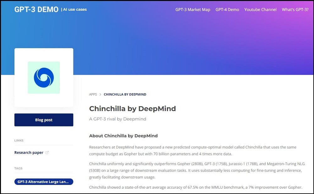 Chinchilla AI Overview