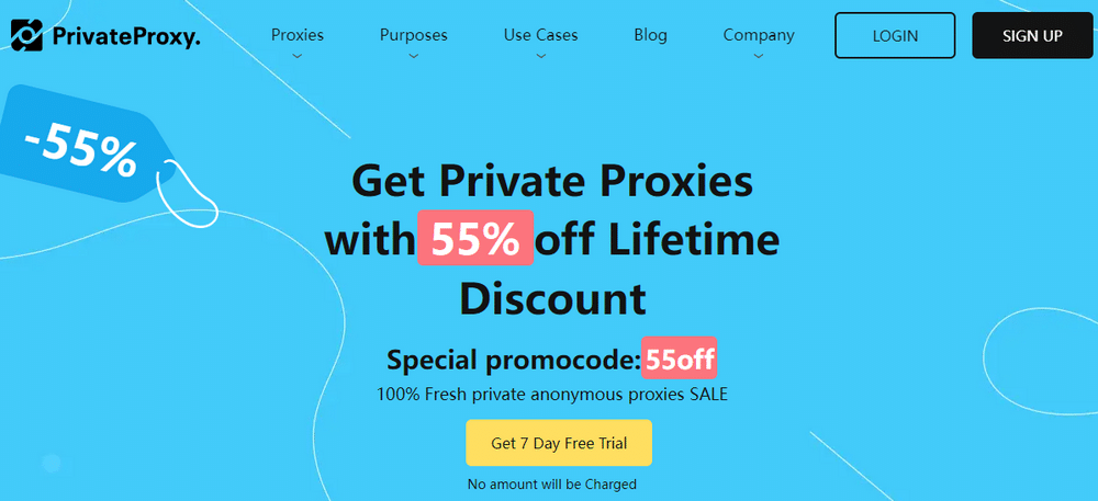 Privateproxy homepage