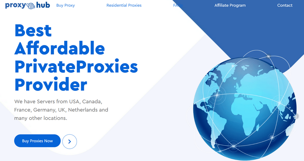 Proxy-hub homepage