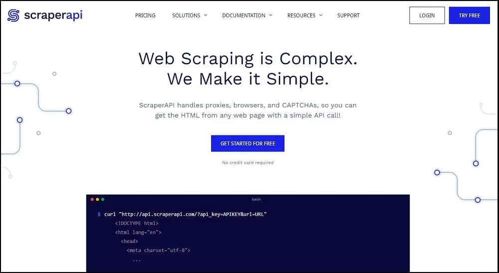 ScraperAPI for Free Proxy Scraper