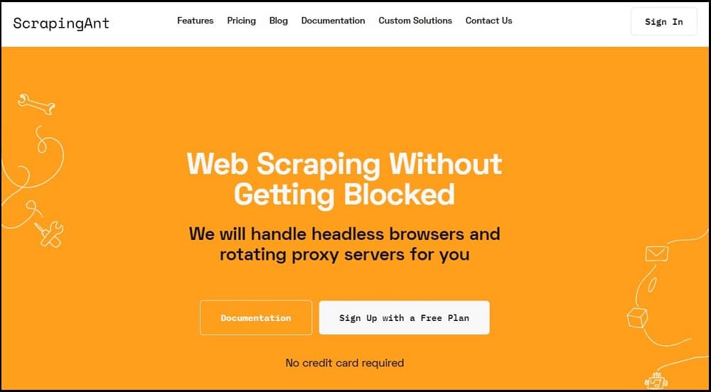 ScrapingAnt for Free ProxyScraper Alternatives